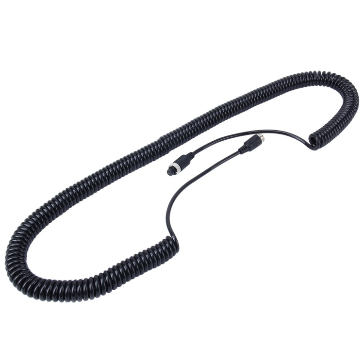 10米 車載公對母 4PIN PU 航空延長彈簧線