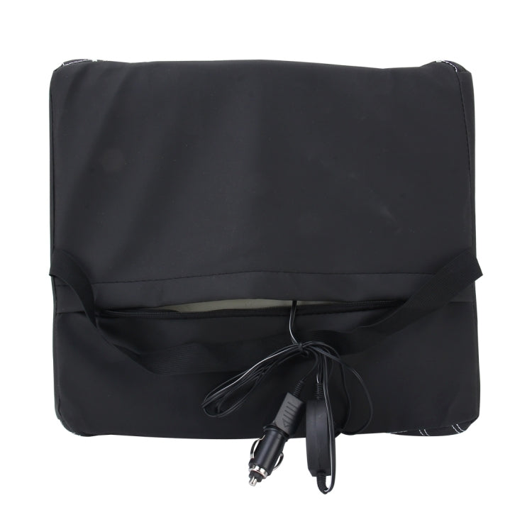 12V Four Season Chemical Fiber Wrapping Lumbar Seat Relaxation Waist Support Cushion for Car Office Family