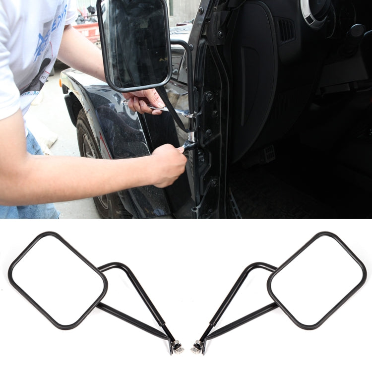 18款 牧馬人JL 方形倒車鏡 一對