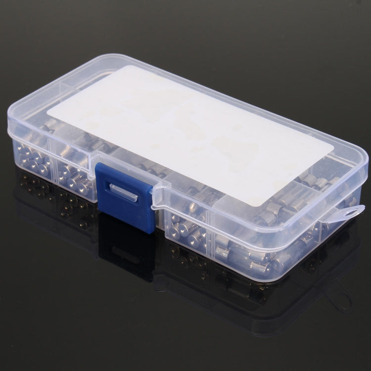 100 PCS 5 x 20mm玻璃保險絲管套裝