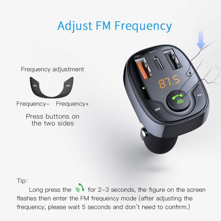 ROCK B301 車載FM藍牙車充MP3播放器