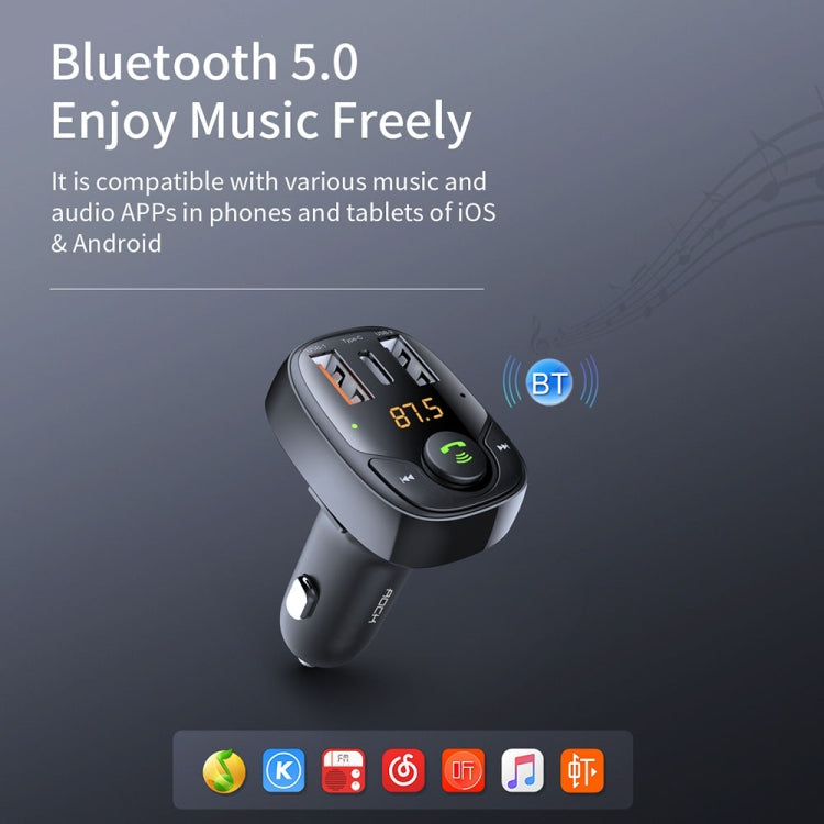 ROCK B301 車載FM藍牙車充MP3播放器