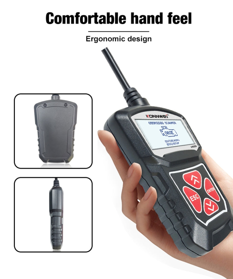 KONNWEI KW309 V309 V310 MS309 Code Reader OBD2 Scanner汽車故障掃描儀