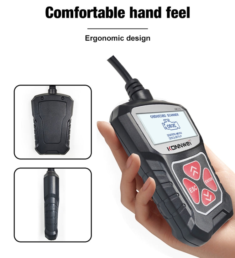 KONNWEI KW310 obd汽車故障檢測儀汽車診斷工具讀碼卡elm327 obd2