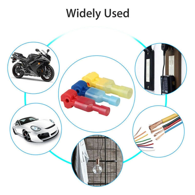 120合一 T型免破線快速接線端子 電線連接器 絕緣接頭接線器套裝