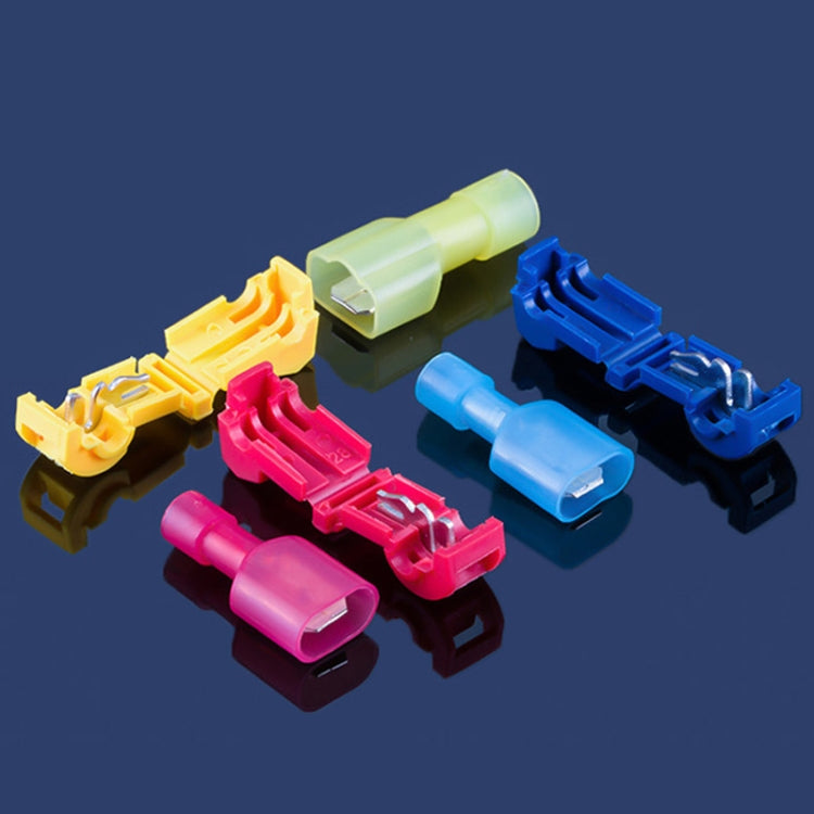 120合一 T型免破線快速接線端子 電線連接器 絕緣接頭接線器套裝