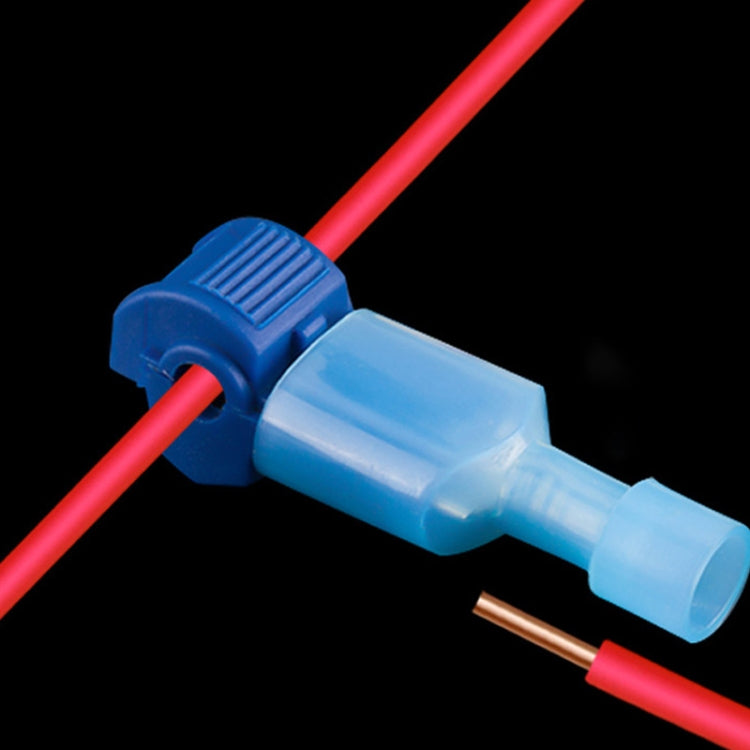 120合一 T型免破線快速接線端子 電線連接器 絕緣接頭接線器套裝