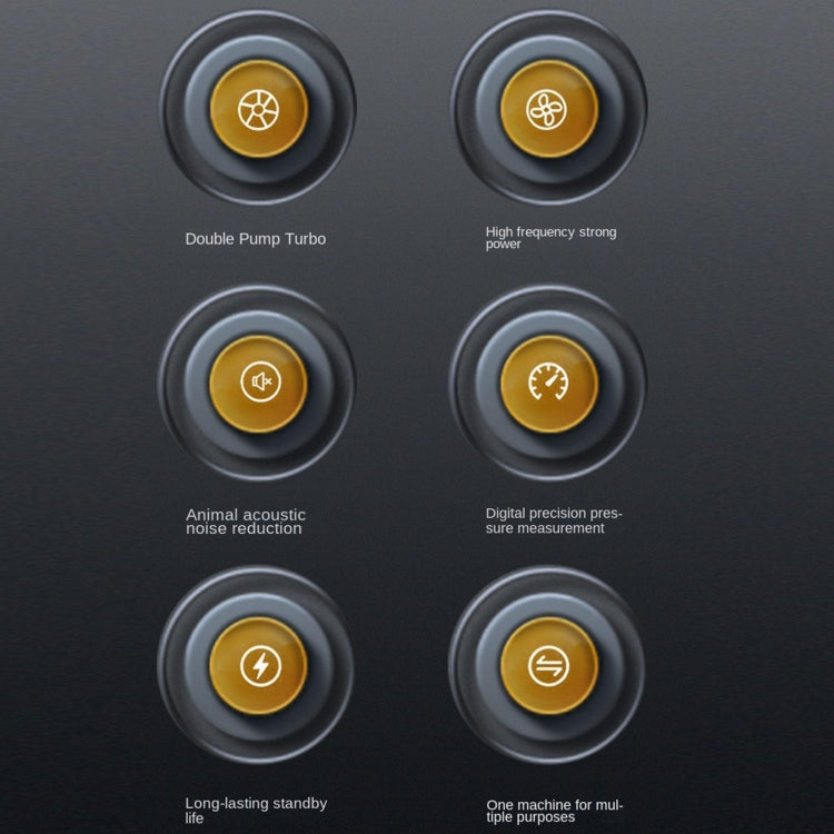 7.4V 有線便攜式車載輪胎充氣泵
