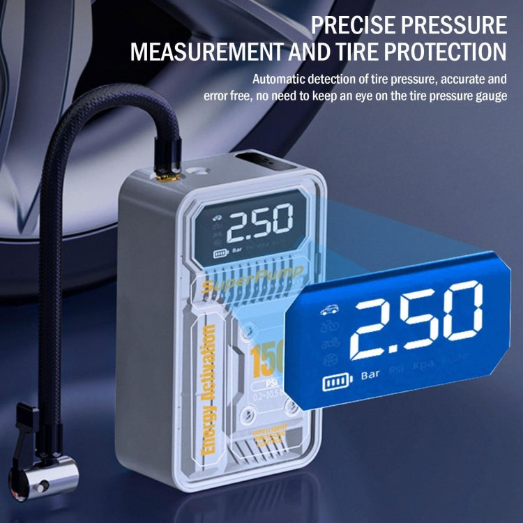 7.4V 有線便攜式車載輪胎充氣泵