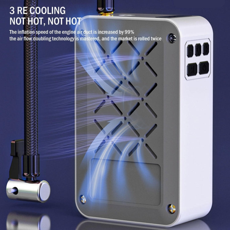 7.4V 有線便攜式車載輪胎充氣泵