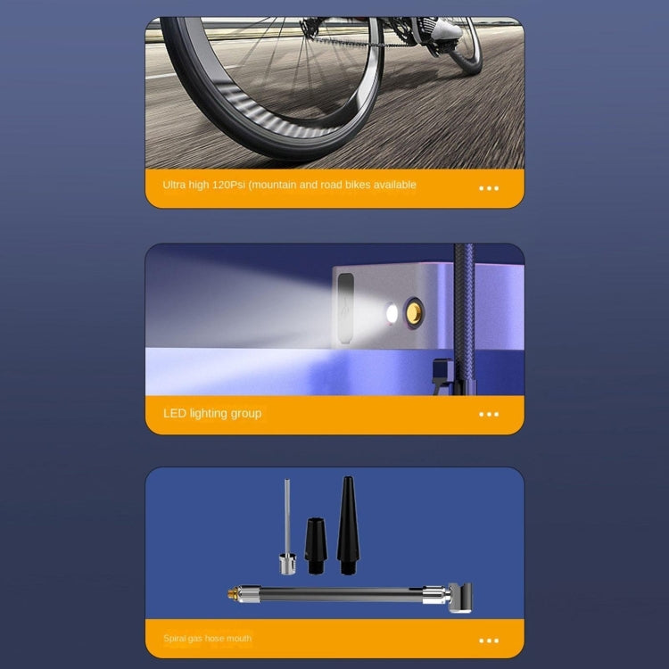 7.4V 有線便攜式車載輪胎充氣泵