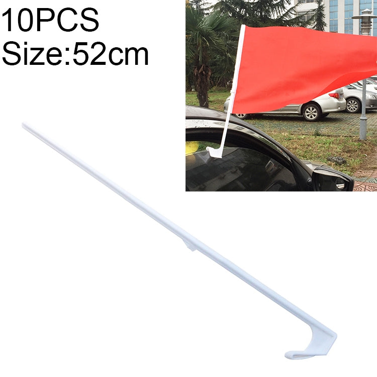 10 PCS 52cm 車用塑料旗杆  汽車車窗旗杆  不含旗