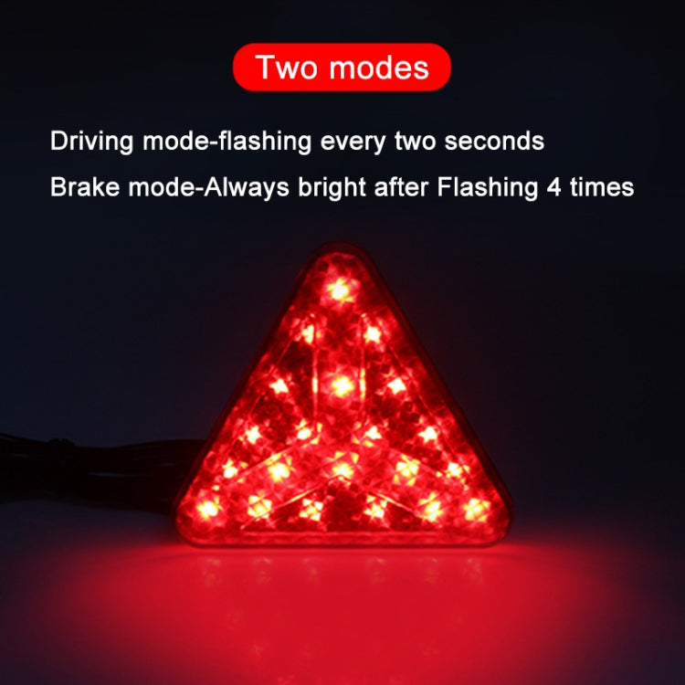 自行車 / 山地車 X款三角形領航燈 LED尾燈