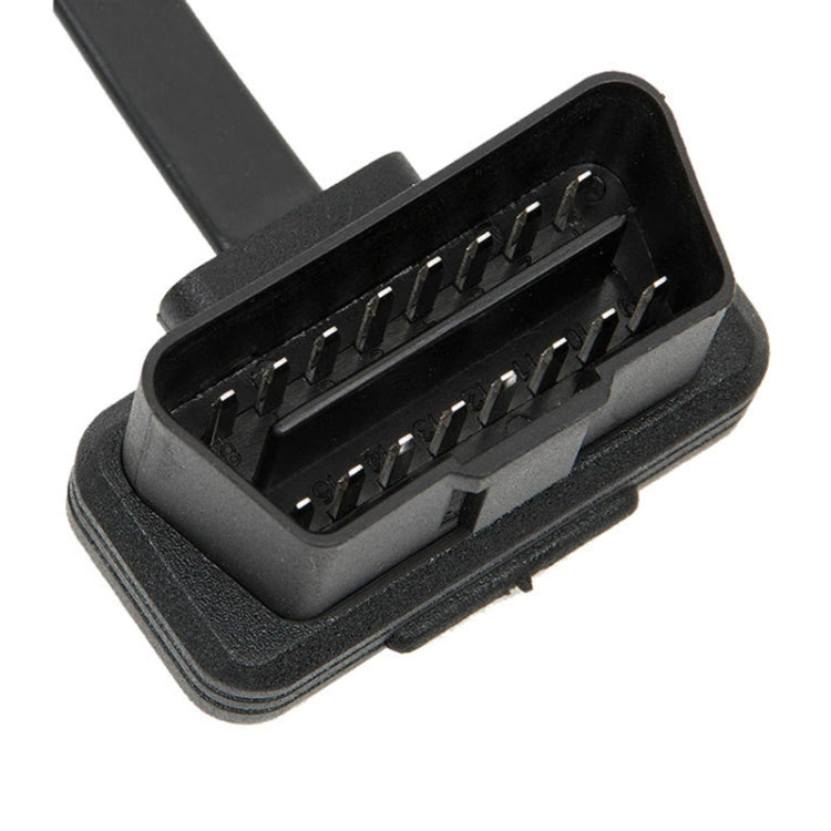 16PIN汽車OBD2公對母延長線拓展線 線長: 60cm