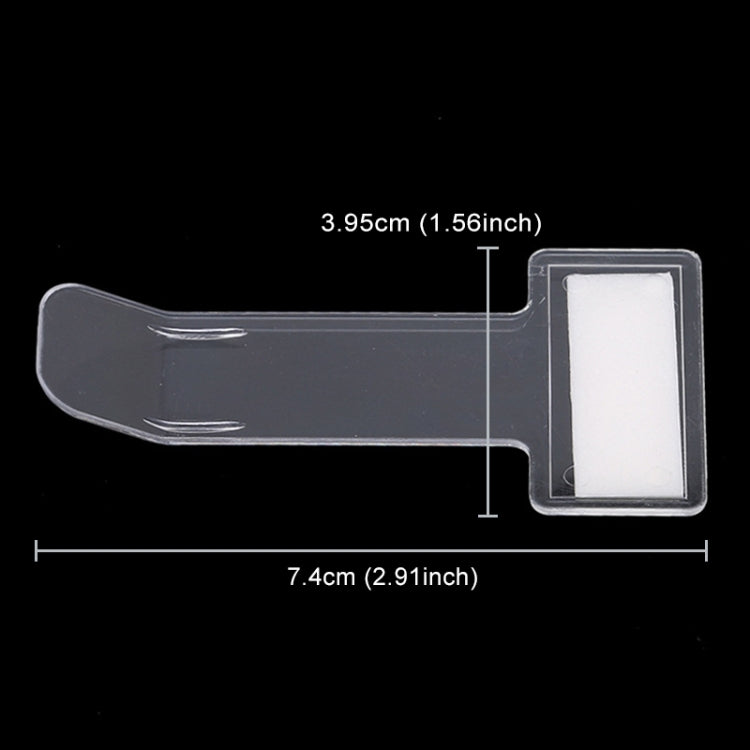 10 PCS 汽車塑料票據夾 停車計時汽車票夾