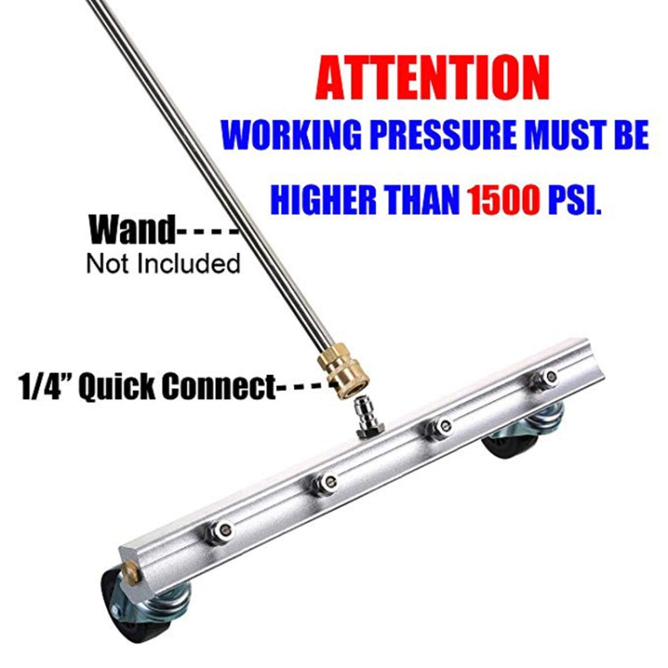 汽車底盤清洗車底刷洗地刷高壓4嘴洗車底盤器, without Extension Rod