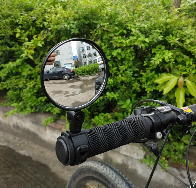 山地車自行車360度旋轉后視鏡反光鏡 廣角凸面鏡