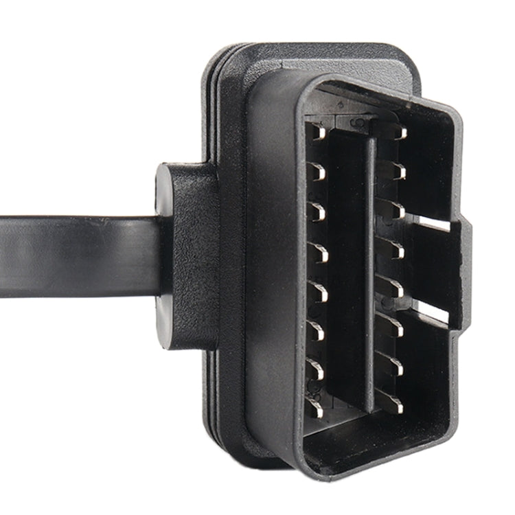 16PIN汽車超薄一分三OBD2延長線 帶開關