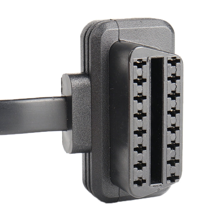 16PIN汽車超薄一分三OBD2延長線 帶開關