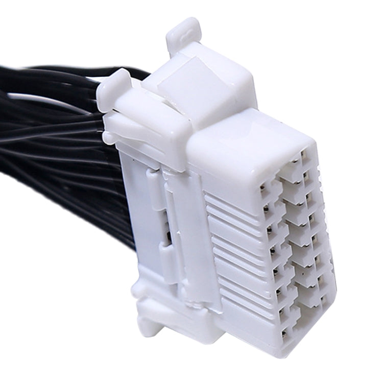 16PIN 汽車一拖二OBD2延長線拓展線