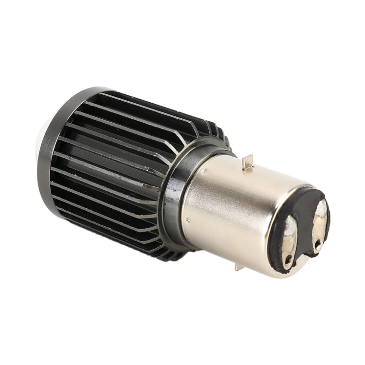 BA20D DC12-80V / 10W / 6000K / 3000K / 800LM 雙色摩托車大燈 帶透鏡