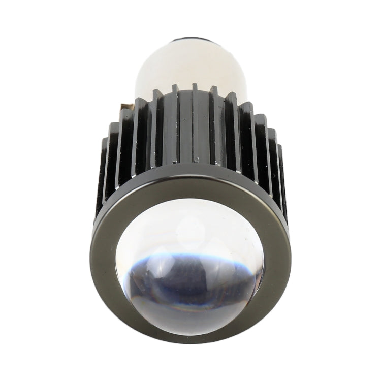 BA20D DC12-80V / 10W / 6000K / 3000K / 800LM 雙色摩托車大燈 帶透鏡