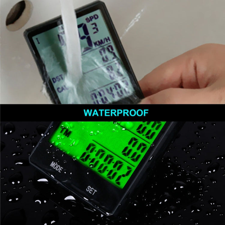 2.8英寸無線防水自行車碼錶, 英文