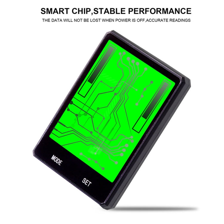 2.8英寸無線防水自行車碼錶, 英文 帶延伸架
