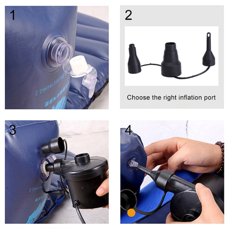 車載便攜式多功能充氣泵 兩用電動USB蓄電充氣泵
