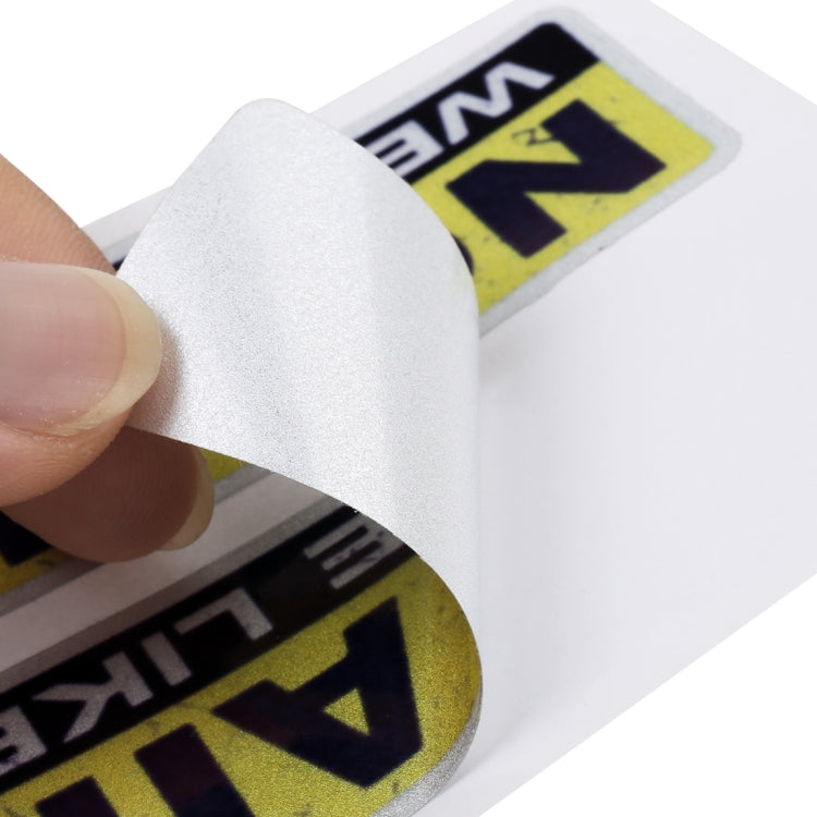 10 PCS NO AIRBAGS字車貼 車載隨意裝飾貼