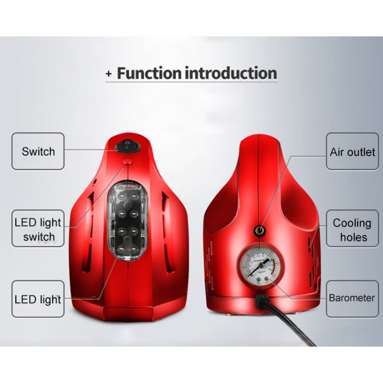 DC 12V 40W 四合一 便攜式車載充氣泵