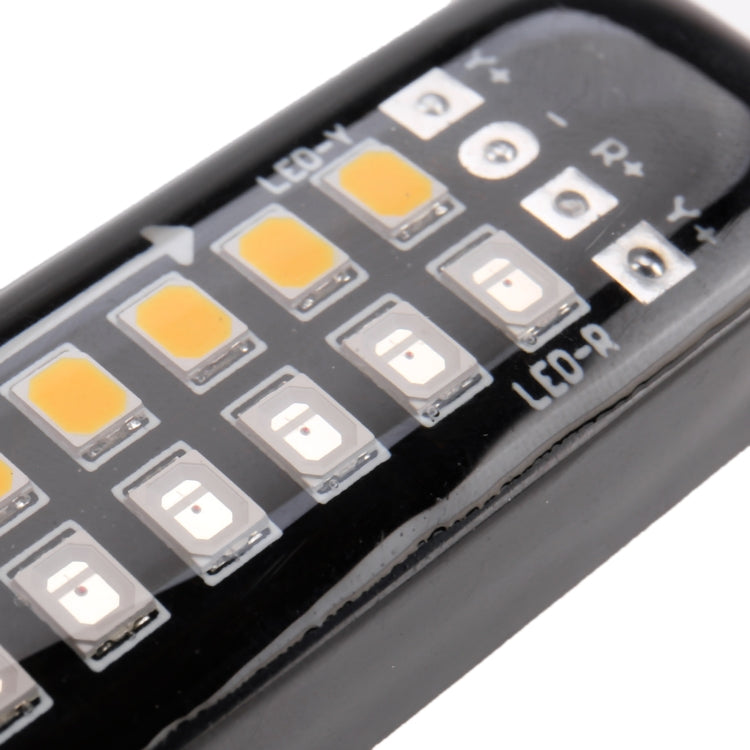 105mm DC12-24V / 1.6W 摩托車LED流水剎車燈轉向燈 線長: 1m