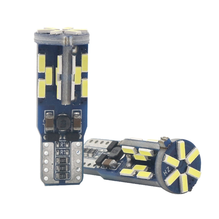 10 PCS T10 DC12V / 3W / 6000K / 180LM 汽車Canbus解碼LED示寬燈 30顆SMD-4041燈珠