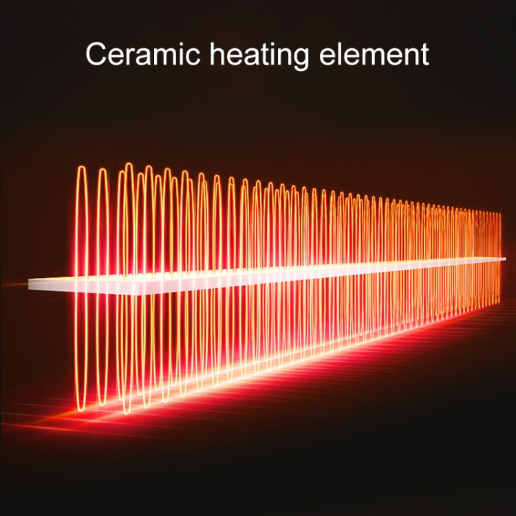 12V便攜式車載電暖器 冬季除霜去霧器 普通款帶支架 線長: 1.5m