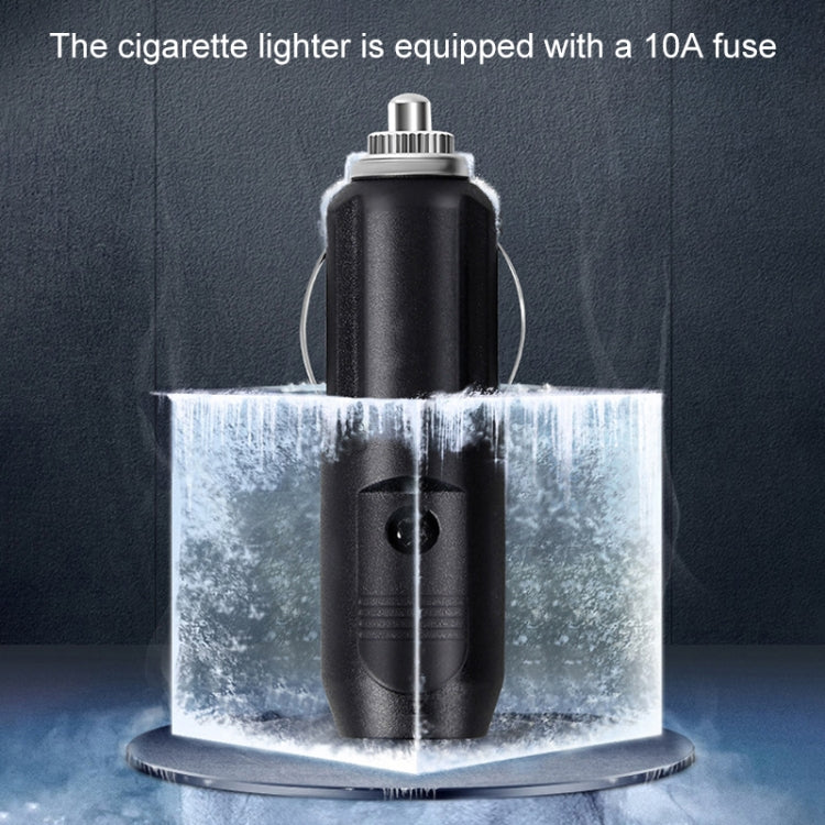 汽車12V便攜式充氣泵 數顯輪胎打氣泵 帶燈