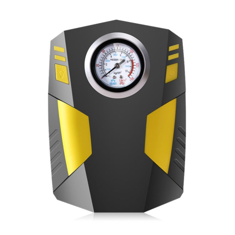 汽車12V便攜式充氣泵 指針輪胎打氣泵 帶燈