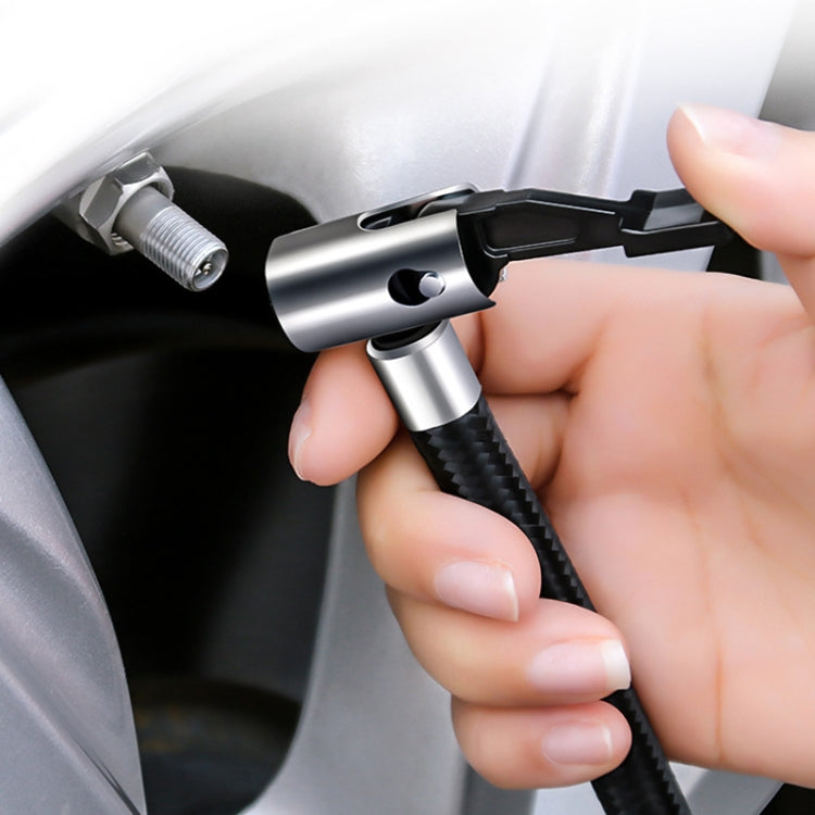 汽車12V便攜式充氣泵 數顯輪胎打氣泵 帶燈&工具箱