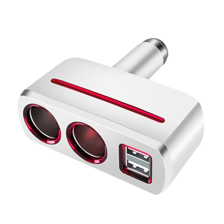 舜威 SD-1918 80W 3.1A汽車一分二雙USB充電器