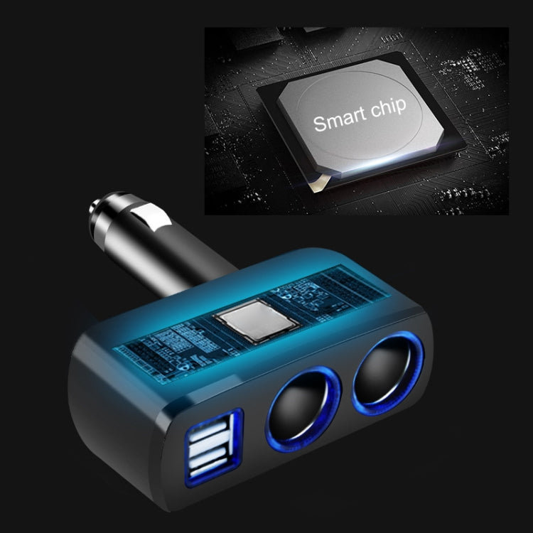 舜威 SD-1918 80W 3.1A汽車一分二雙USB充電器