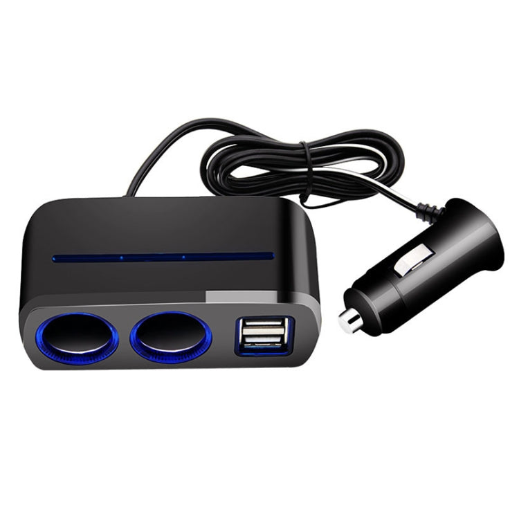 舜威 SD-1928A 80W 3A汽車一分二雙USB充電器 點煙器