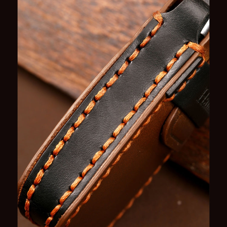 Hallmo 適用於奧迪A6L / A8L / A4 / A7 / A5 C款 汽車牛皮鑰匙包 , For Audi A6L C Style