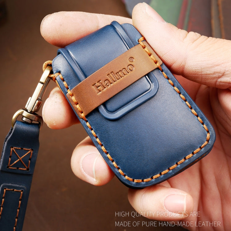 Hallmo 適用於大眾朗逸 B款 汽車牛皮鑰匙包