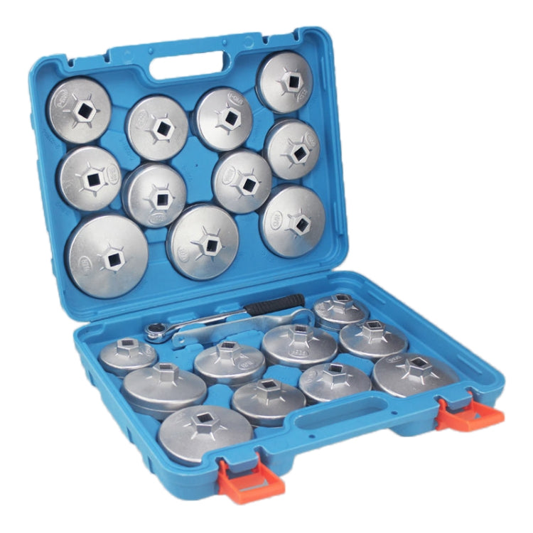 23件套 汽車碗型帽式機油濾清器扳手拆卸工具 顏色隨機發貨