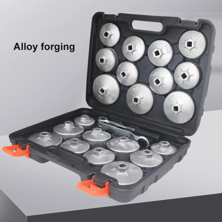 23件套 汽車碗型帽式機油濾清器扳手拆卸工具 顏色隨機發貨