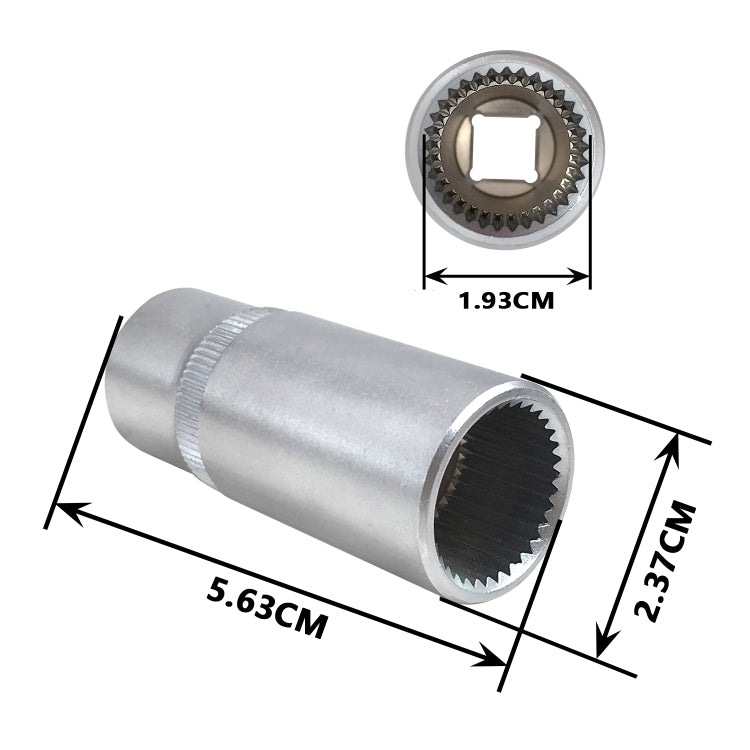 ZK-042 適用於奔馳 汽車柴油噴油泵套筒33 PT花鍵1/2英寸 4026