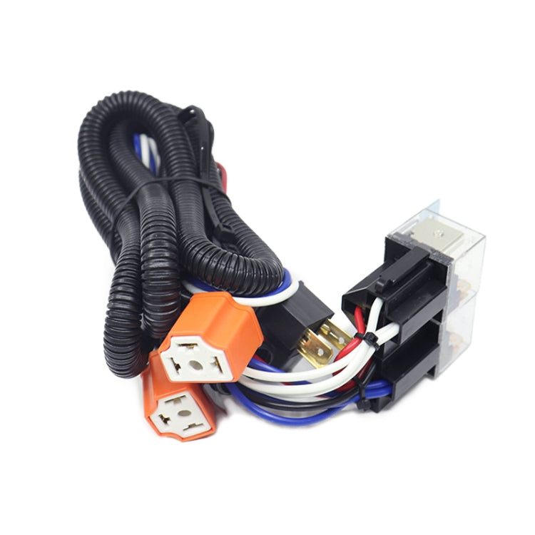 12V2燈汽車大燈改裝線束 增亮器線束