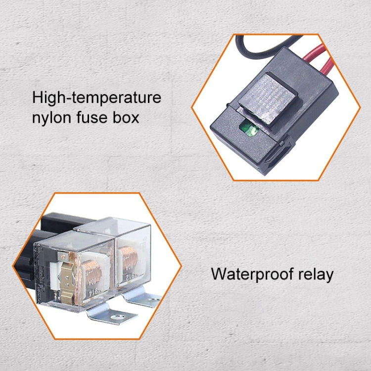 12V2燈汽車大燈改裝線束 增亮器線束