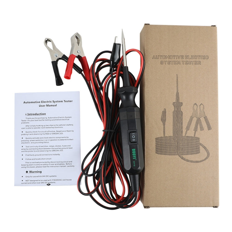DUOYI DY18 汽車電路測試儀探頭診斷工具 12V 24V電流電壓表