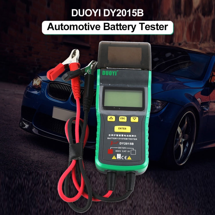 DUOYI DY2015B 汽車12V蓄電池檢測儀