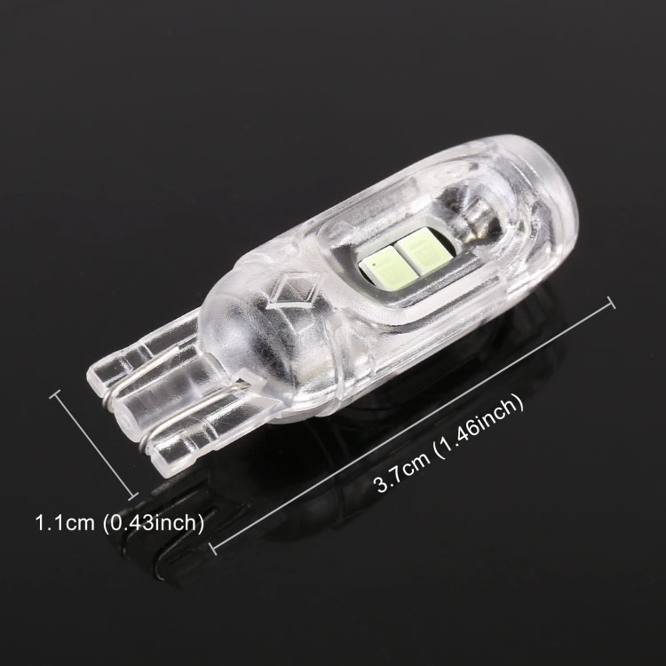 10 PCS T10 DC12V / 1W 示寬燈 5顆3030燈珠